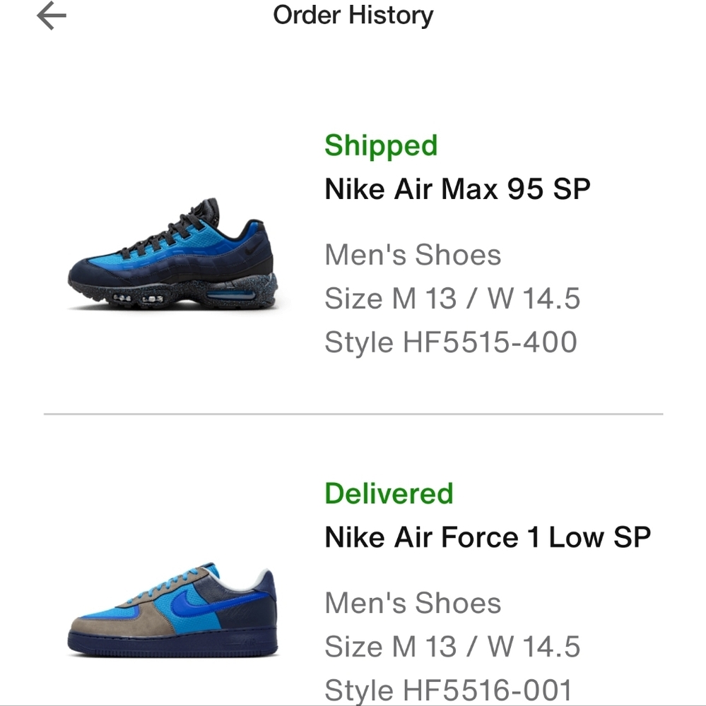 DOUBLE "STASH" AF1 & AIR MAX 95 PACK